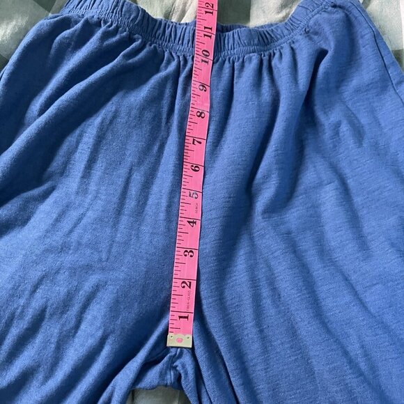 CutLoose Cut Loose Pants Womens XS Blue Linen Blend Cropped Barrel Leg - Picture 10 of 12